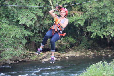 Zip-lining