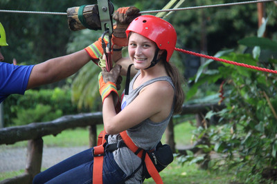 Zip-lining