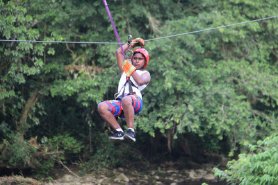 Zip-lining