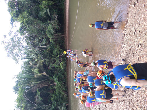 Cave tubing, Camalote, Belize