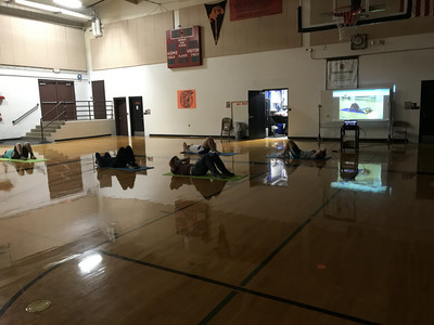 High School Working out