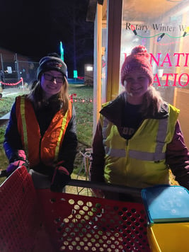 Volunteering at Winter Wonderland Rotary Lights