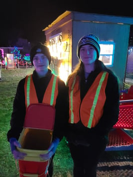 Volunteering at Winter Wonderland Rotary Lights