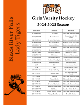 Girls Varsity Hockey Season 24-25