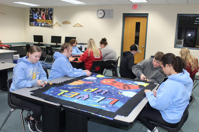 Making Blankets to Donate to Community Groups